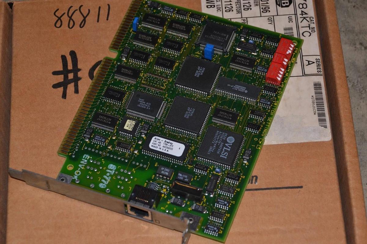 Used Allen Bradley Interface Card Module Board 1784KTC 1784-KTC Ser A B01 1784KTC/A