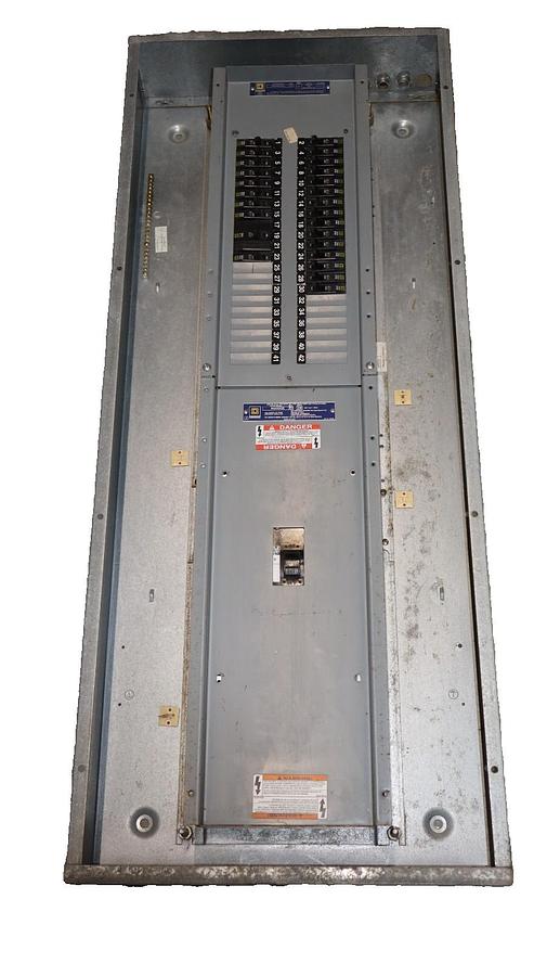 Used Square D Electric Panelboard NQOD442L225CU 225A 200A MAIN 208y/120v 3ph 4w
