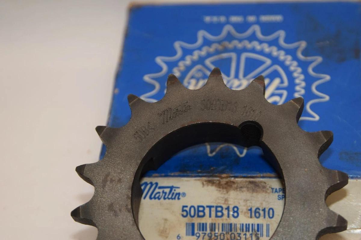 (NEW) MARTIN 50BTB18 1610 18 Teeth 1610 Bushing Sprocket