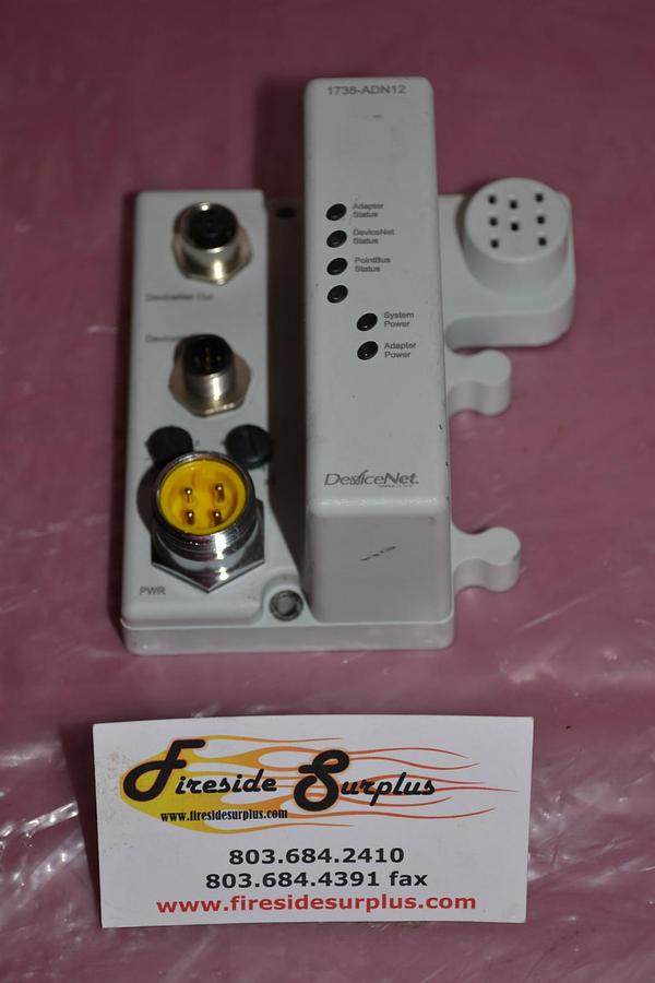Used Allen Bradley DeviceNet 1738-ADN12 1738 ADN12 1738ADN12 SER.A REV. A02 96437271