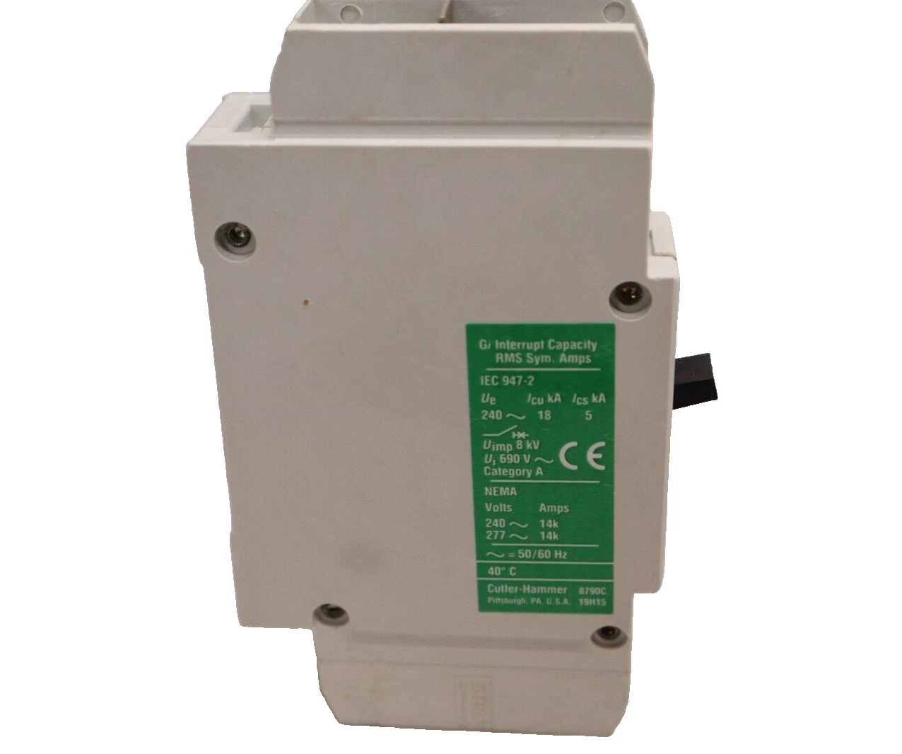Cutler Hammer Molded Case Circuit Breaker Gi1015 15 Amp 15A 240v 1p 1 pole (NEW)