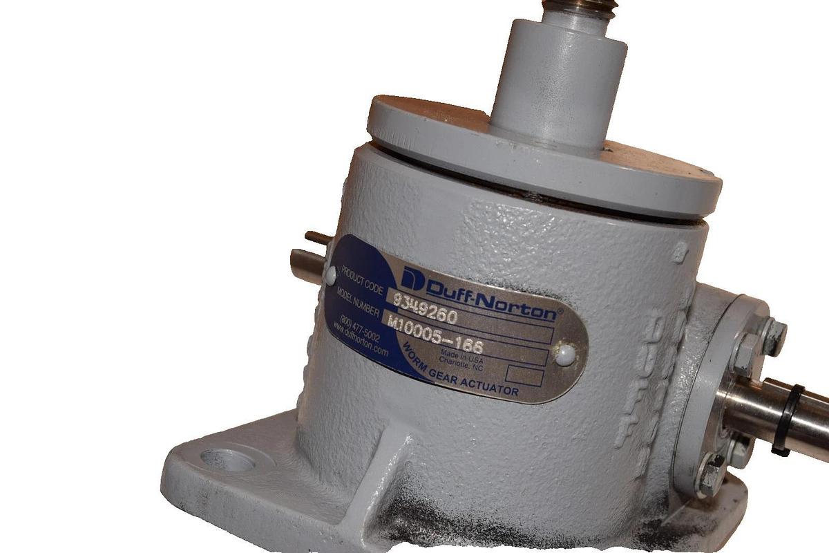 (NEW) DUFF-NORTON M10005-166 M.10005-166 3/4" Shaft Worm Gear Actuator