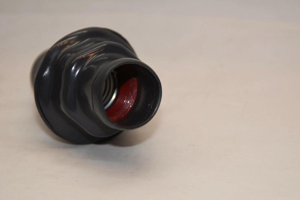 (NEW) PLASTI-BOND Red H2OT 1" Coated Conduit Body Straight Fitting