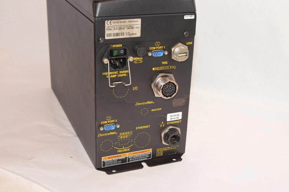 Used STANLEY 21A108722/QA1001-XXX 115/230Vac Controller