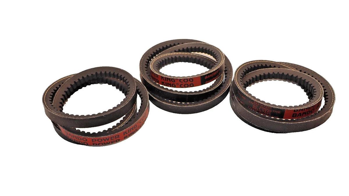 Bando Cogged V-Belt Belt AX-35 AX35 Static Conductive (Lot of 3 - New)