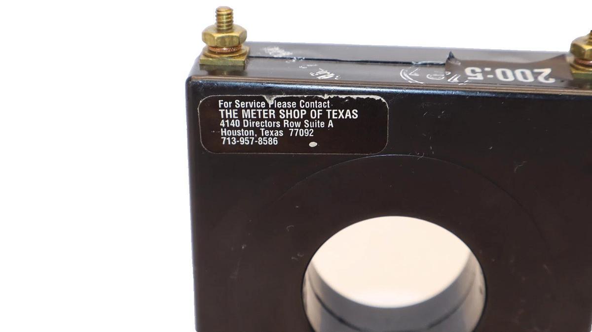 Used INSTRUMENT TRANSFORMERS SFT-201 Cat 5 200:5 200:5A Ratio Current Transformer