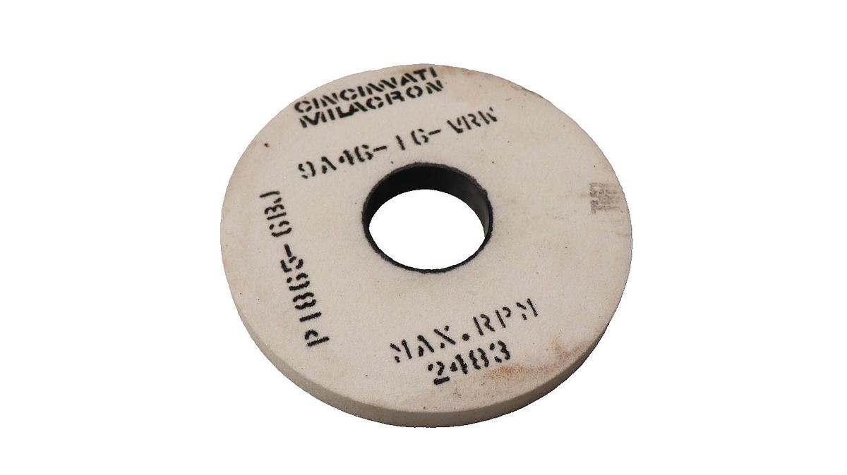 (NEW) CINCINNATI MILACRON 9A46-16-VRW 10" OD x 1" Wide 3" ID Grinding Wheel
