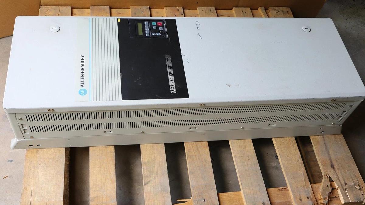 Used Allen Bradley 1336 Plus Adj Frequency Drive 1336S-B060-AE-FR Ser D 76kva 3ph