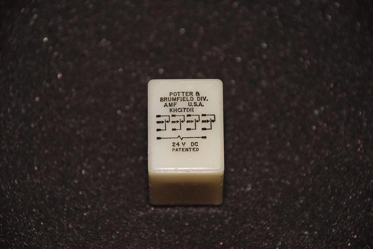 Used POTTER & BRUMFIELD KHC17D11 24V DC RELAY