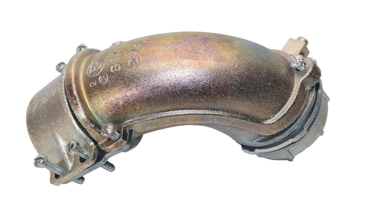 (NEW) BRIDGEPORT 811 2-1/2" 2.5" Conduit 90° 90 Degree 90D Connector