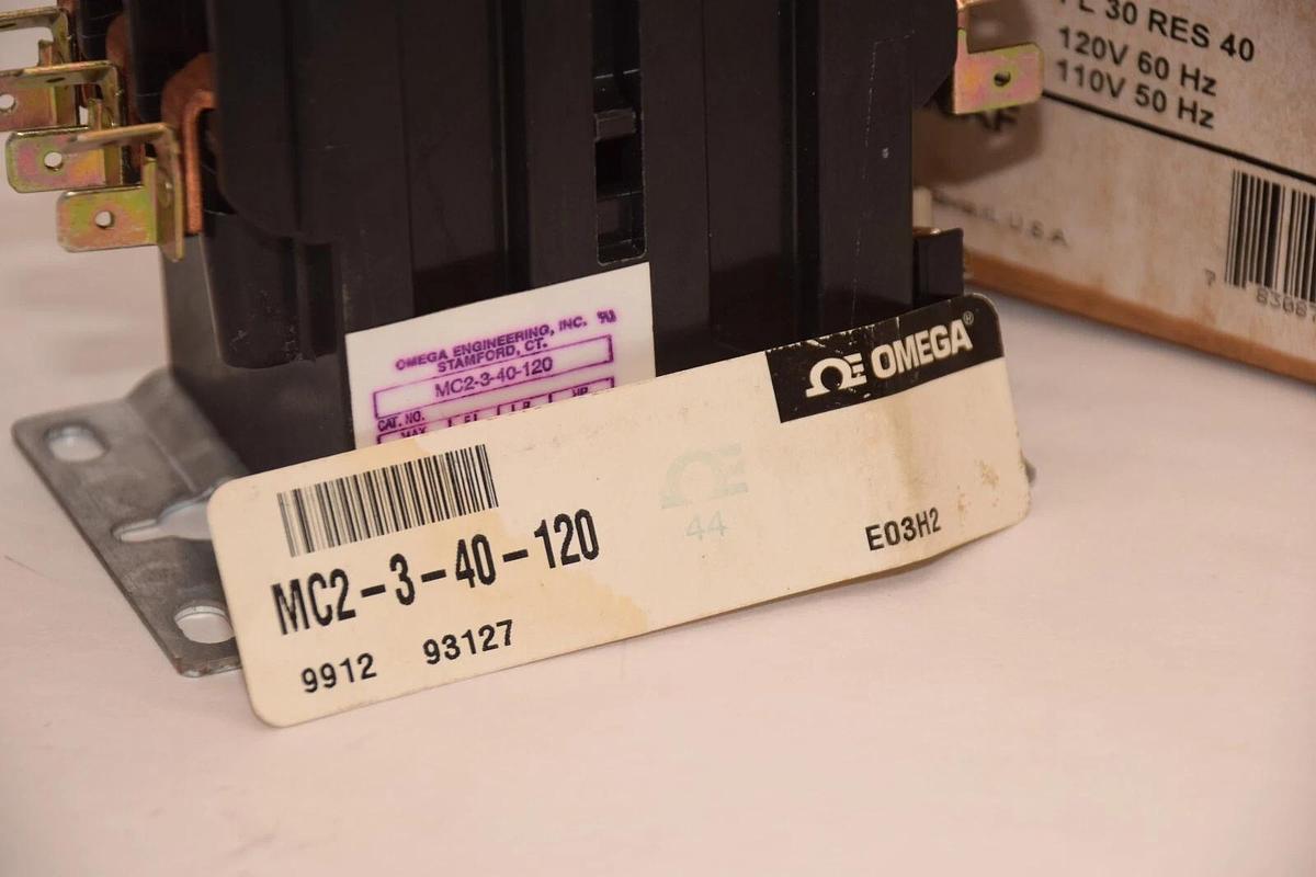 (NEW) OMEGA ENGINEERING INC. MC2-3-40-120 , MC2340120 Contactor