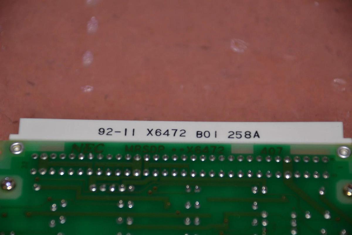 Used NEC CIRCUIT BOARD CARD MRSDP MRSDP..X6472 D4DALG39AB