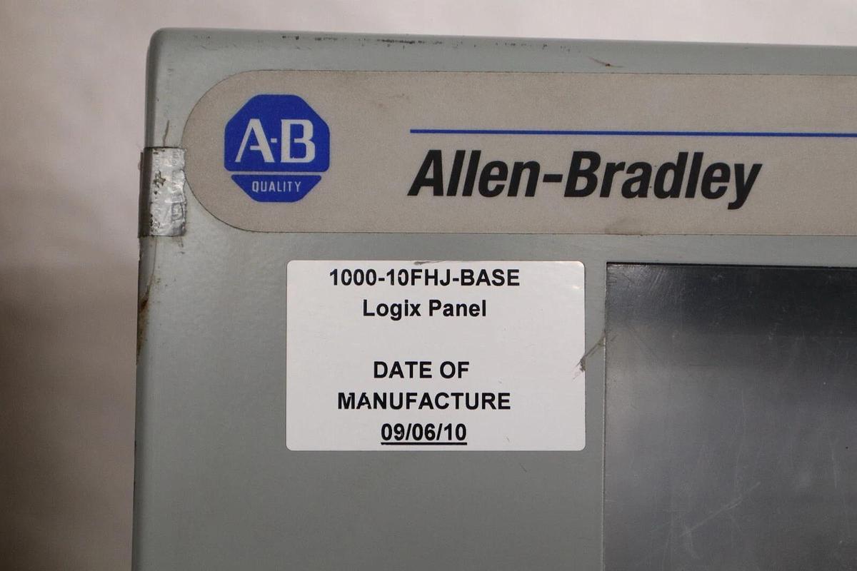 Used ALLEN BRADLEY 1000-10FHJ-BASE Series A Logix Panel Control Panel Box