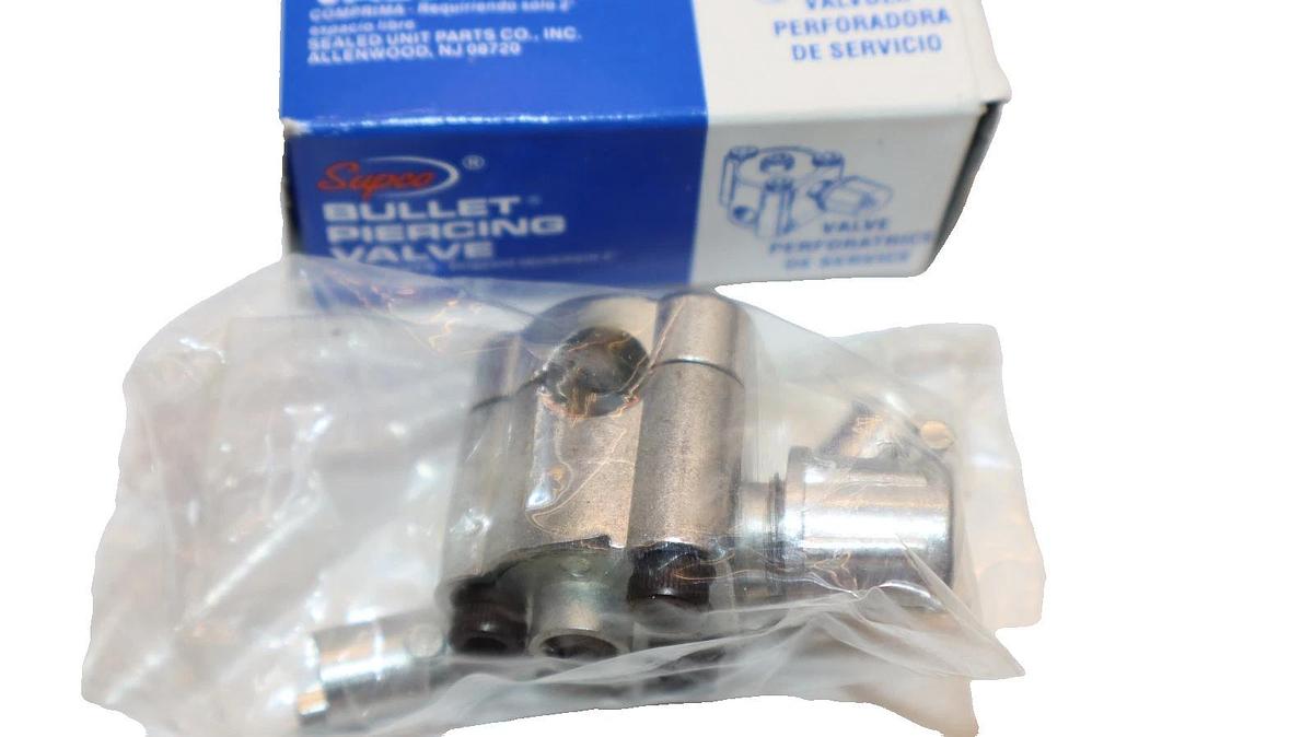 Supco Bullet Piercing Valve For 1/4", 5/16", 3/8" Tubing BPV31 (New - Lot of 3)