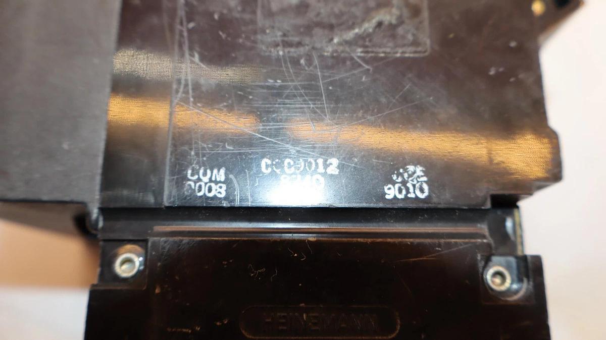 Used Heinemann 400A 400 Amp Circuit Breaker GJ1P-Z4-4-U 2P 2-Pole