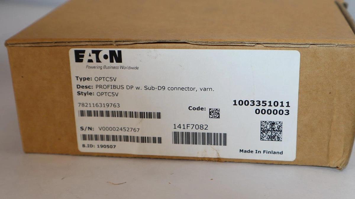 EATON Profibus DP w Sub-D9 Conn Circuit Board Card OPTC5V 782116319763 (NEW)