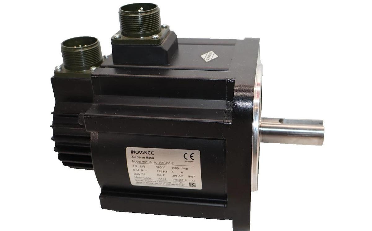INOVANCE MS1H3-13C15CD-A331Z 1.3kW 1500r/min 380V AC Servo Motor *NEW, takeout