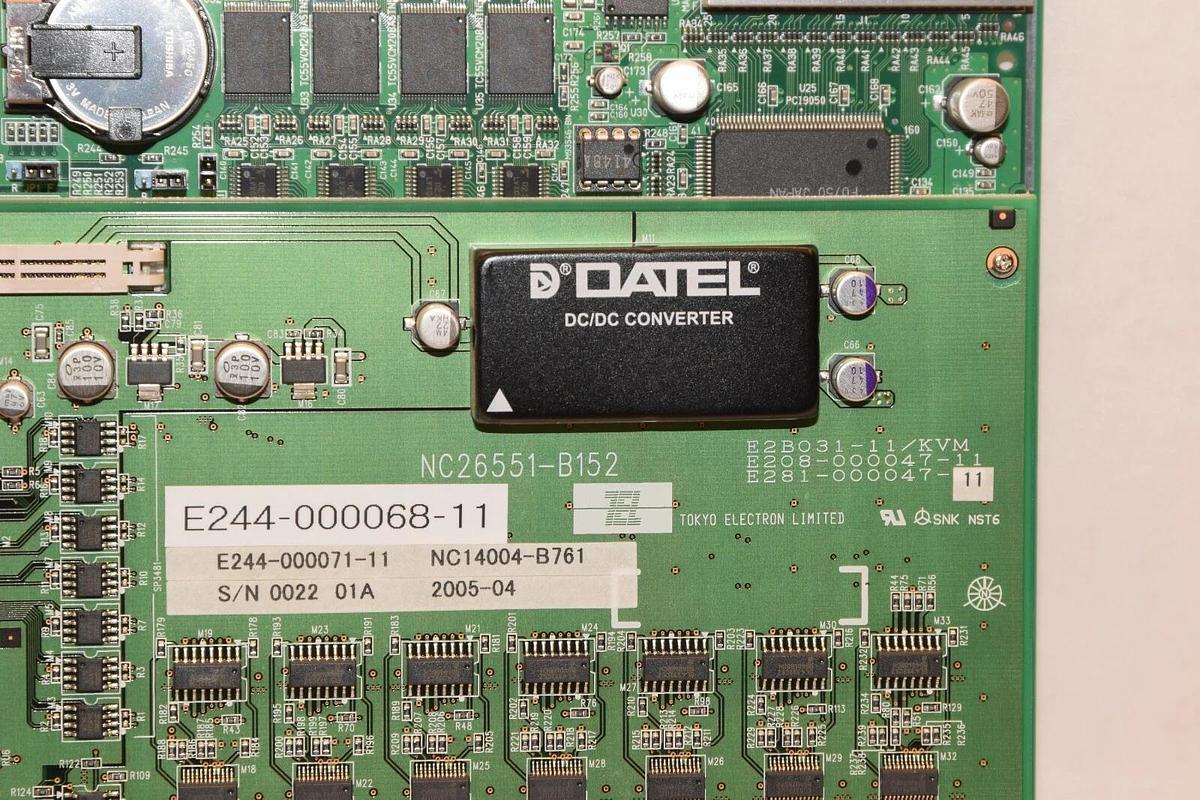 Used TEL E2B023-11/ECUM E2B029/ECUK E208-000032-11 E244-000068-11 Board