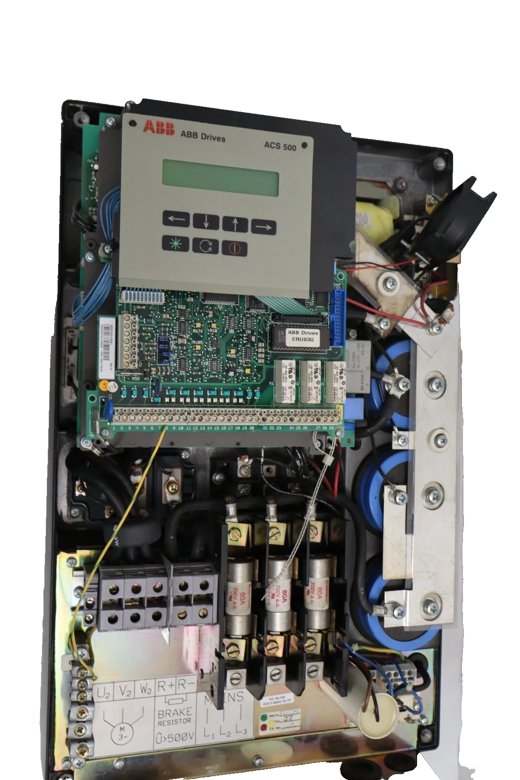 Used ABB Drive ACS500 ACS501-025-4-00P51 440-500vac 3p ACS501-025-4-00P51 25hp 30hp