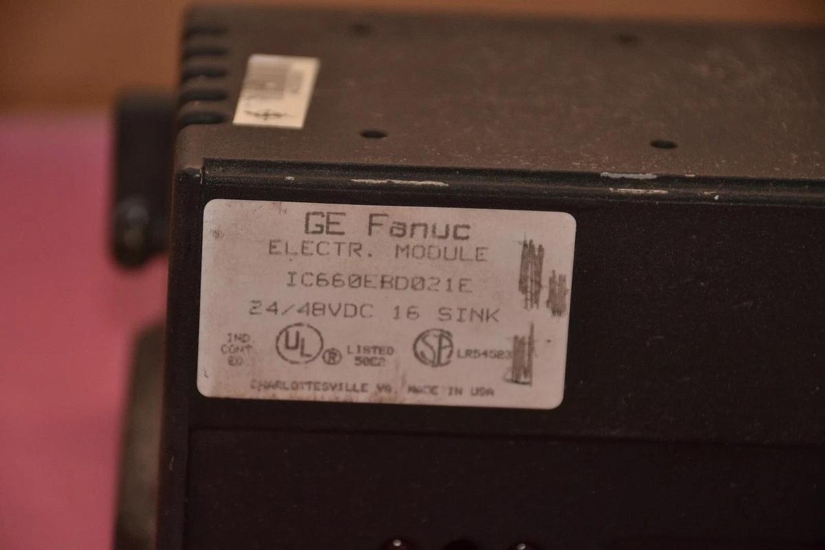 Used General Electric GE Fanuc Electric Module 24/48v 16PT IC660EBD021E