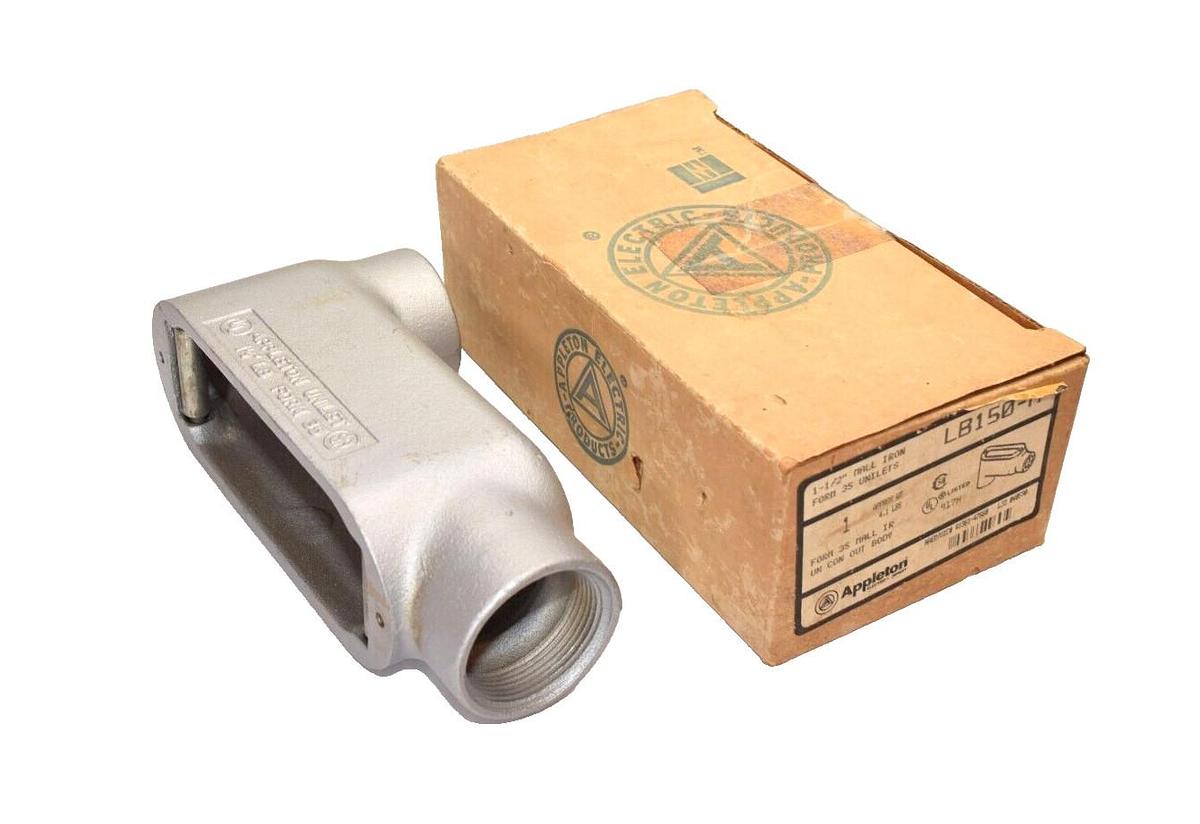 (NEW) APPLETON LB150-M , LB150M 1-1/2" Unilet Conduit Outlet