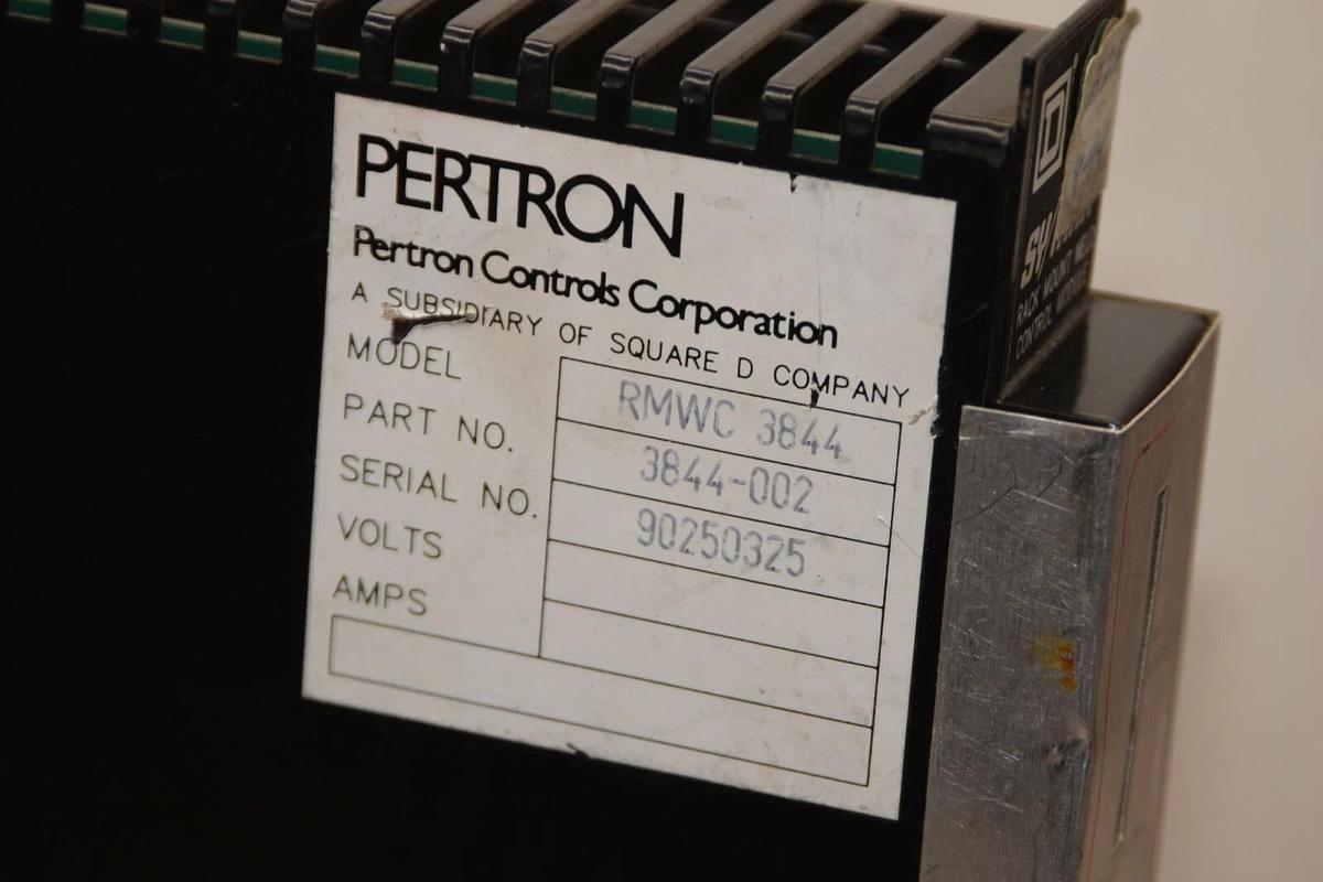 Used SQUARE D PERTRON SY/MAX RMWC 3844 Rack Mount Weld Controller 3844-002 8994 sys80