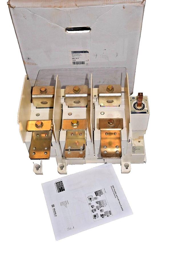 Telemecanique GS1TU3 Fuse block Disconnect Switch GS1 TU 3, (New)