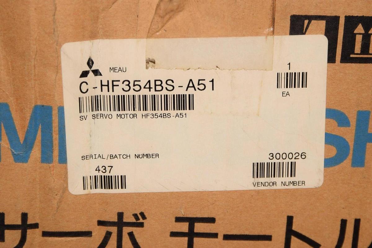 Mitsubishi Servo Motor C-HF354BS-A51 HF354BS HF354BS-A51 3.5kw 3000r/min (NEW)