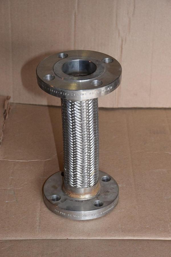 Used Flow components 12" Long  2" ID Stainless Steel Flexible Coupling 316 316L A182