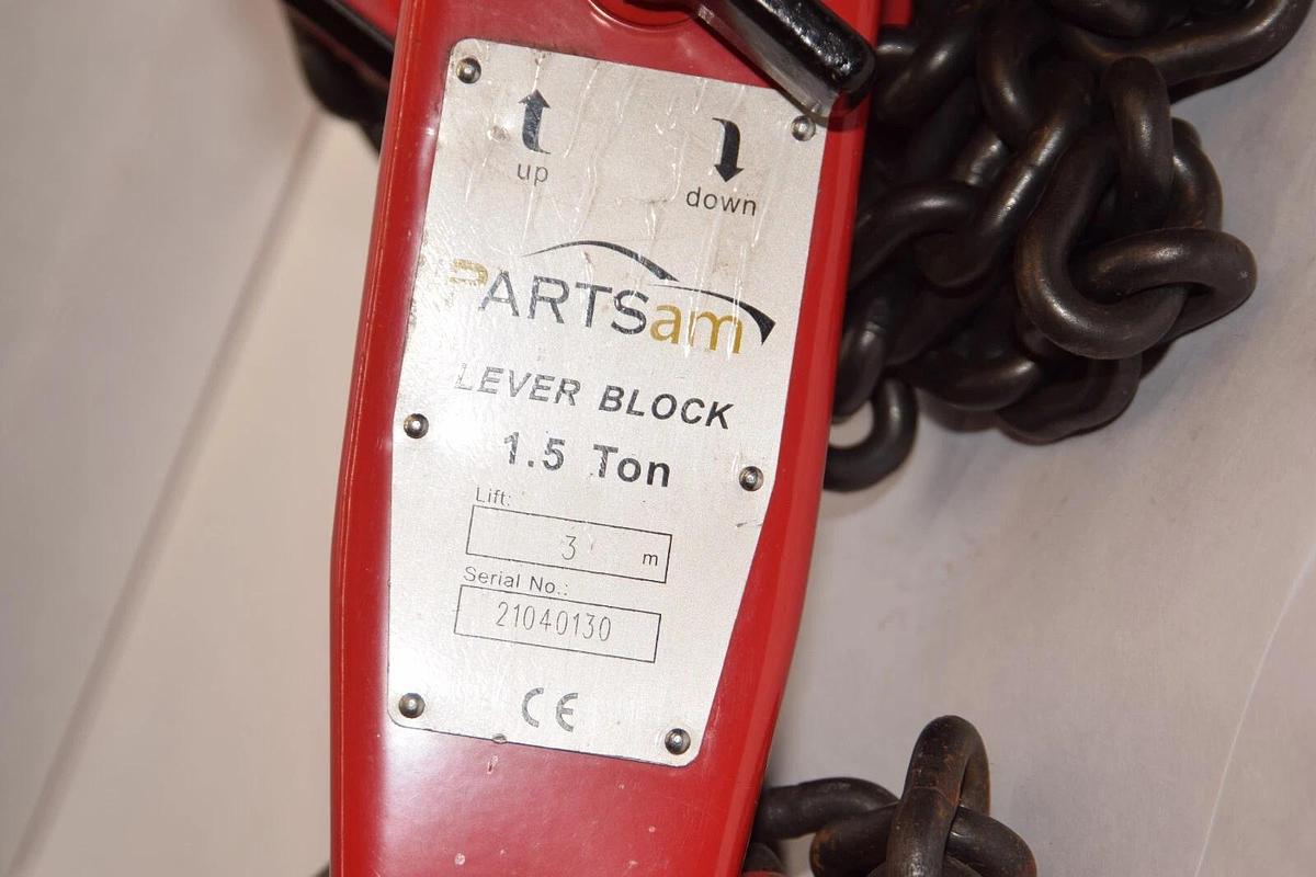 (NEW) PARTSAM 1.5 Ton 10ft Lift Lever Block