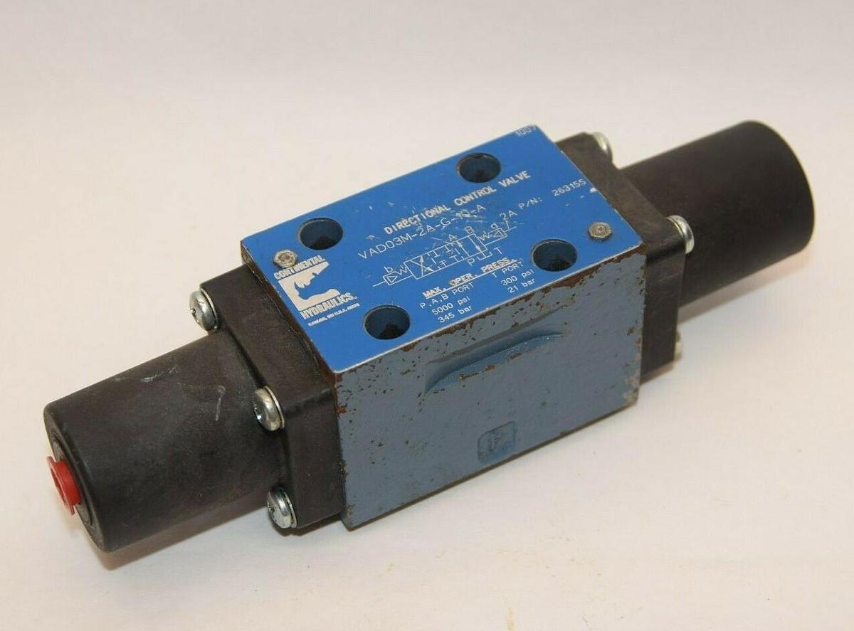 (NEW) CONTINENTAL HYDRAULICS VAD03M-2A-G-10-A 300psi 21bar Directional Valve