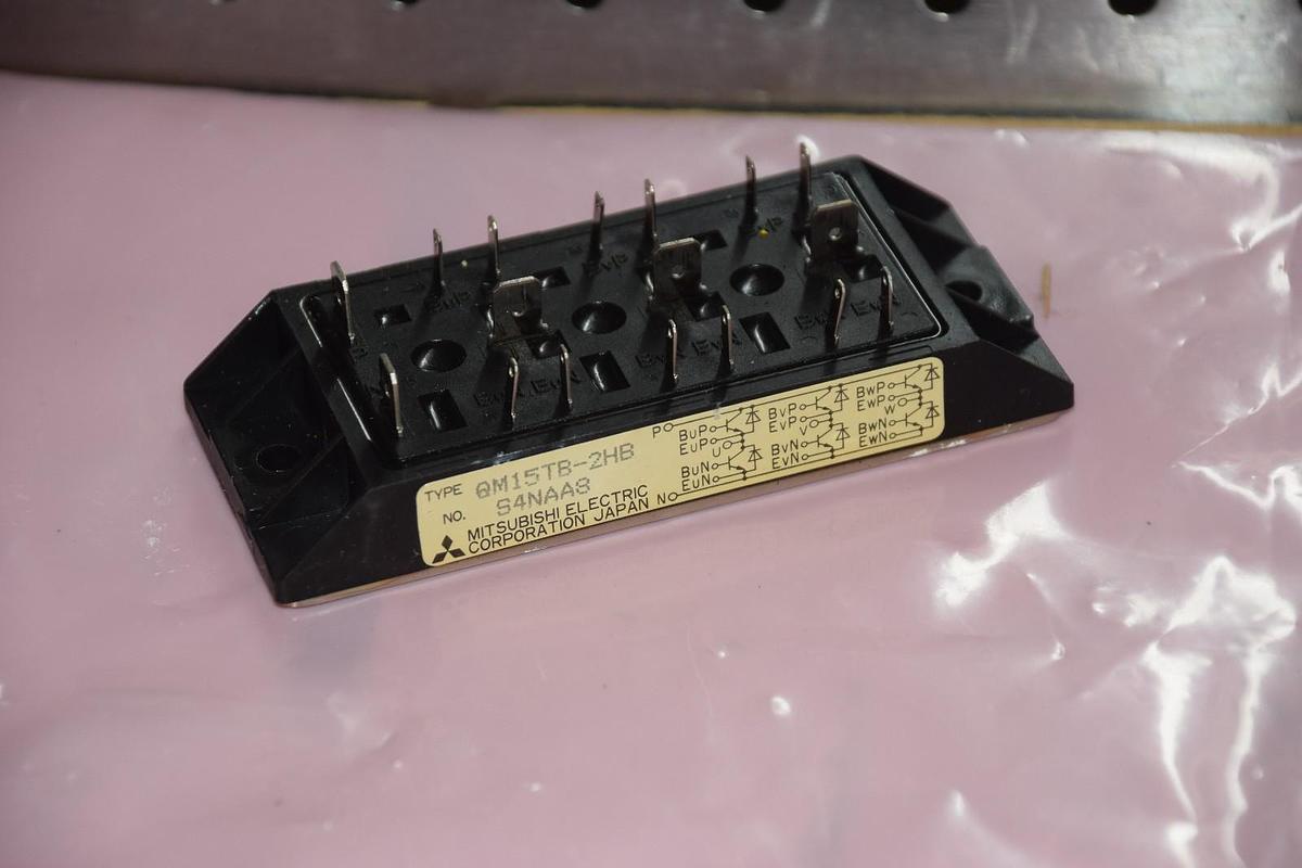 Used MITSUBISHI QM15TB-2HB, S4NAA3,  IGBT POWER MODULE QM15TB2H
