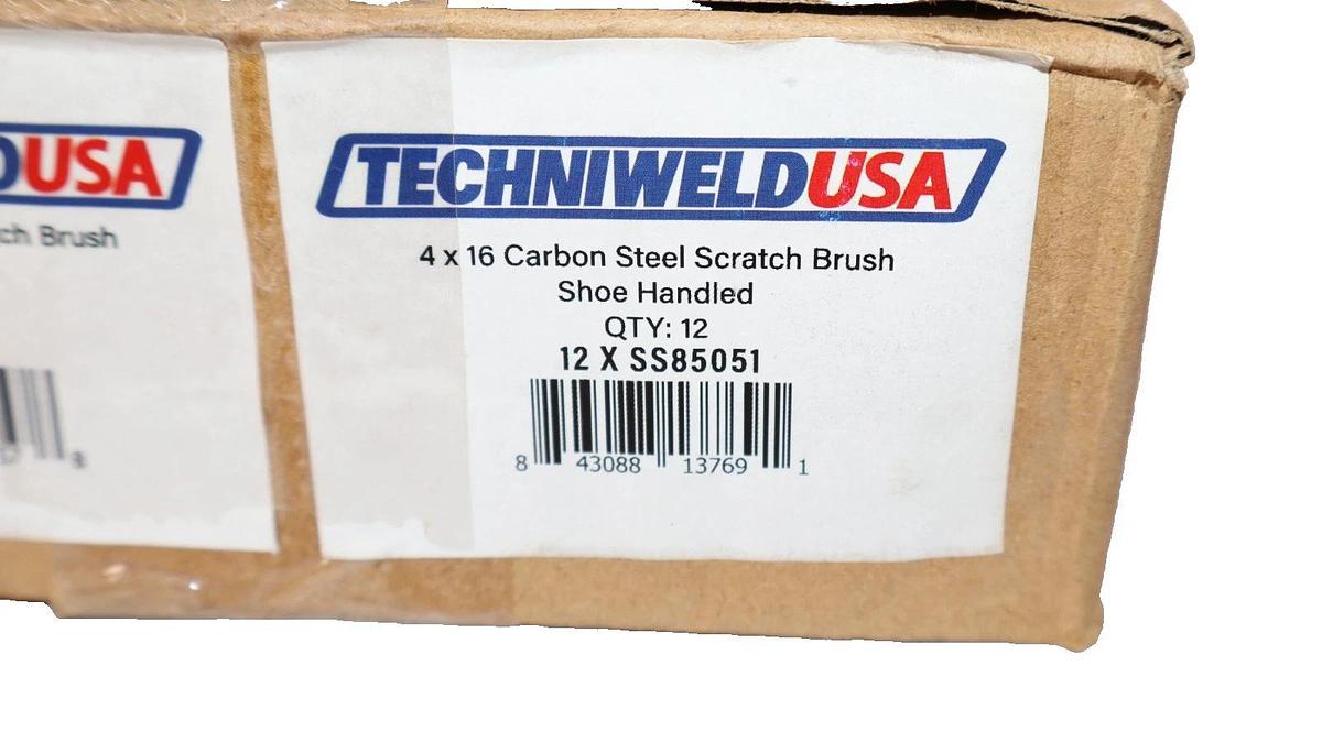 TechniweldUSA Carbon Steel Brush Scratch 4x16 SS85051 (New - Box of 12)