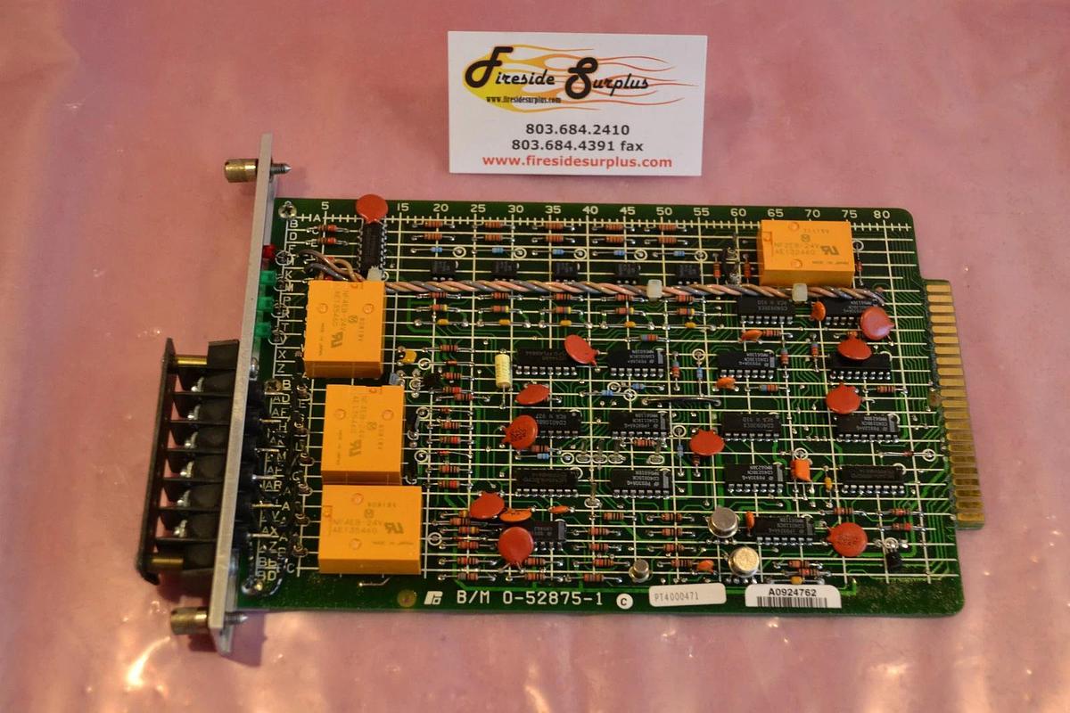 Used RELIANCE ELECTRIC CIRCUIT BOARD CARD 0-52875-1 0528751 0 52875 1