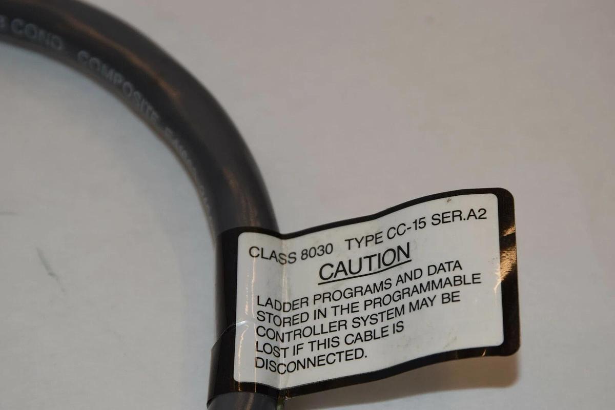 Used Square D Symax power supply Cable 8030 CC-15  A2  PR1 L33361 for PS25 PS35