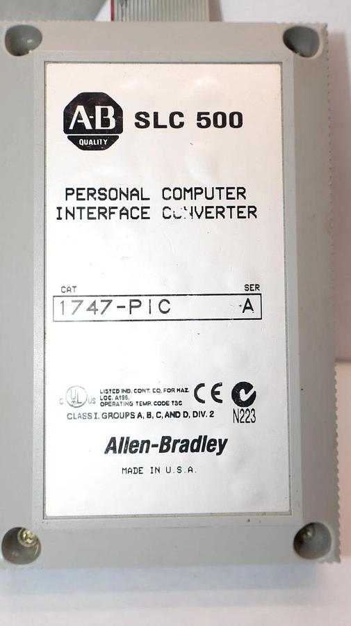 Used Allen Bradley Personal Computer Interface Converter 1747-PIC SLC 500 Series A