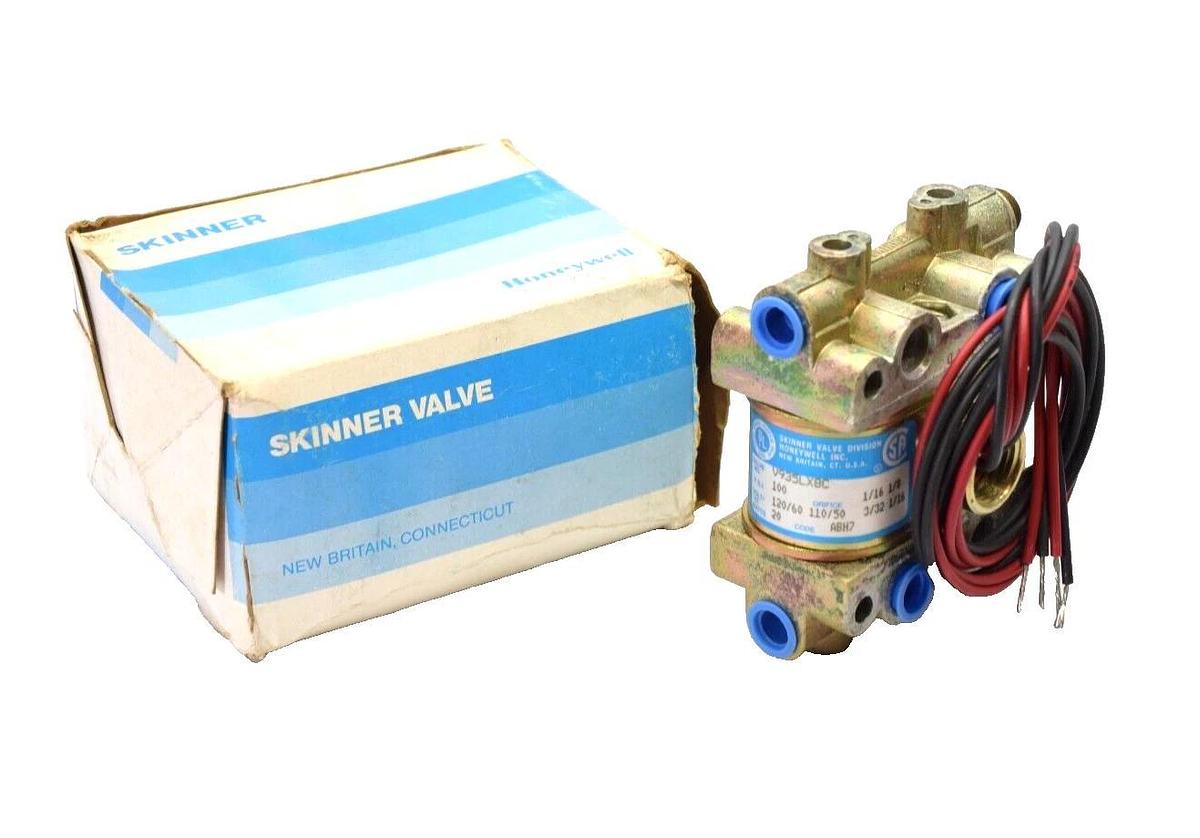 (NEW) HONEYWELL / SKINNER V935LX8C 100psi 110/120V 50/60Hz Solenoid Valve