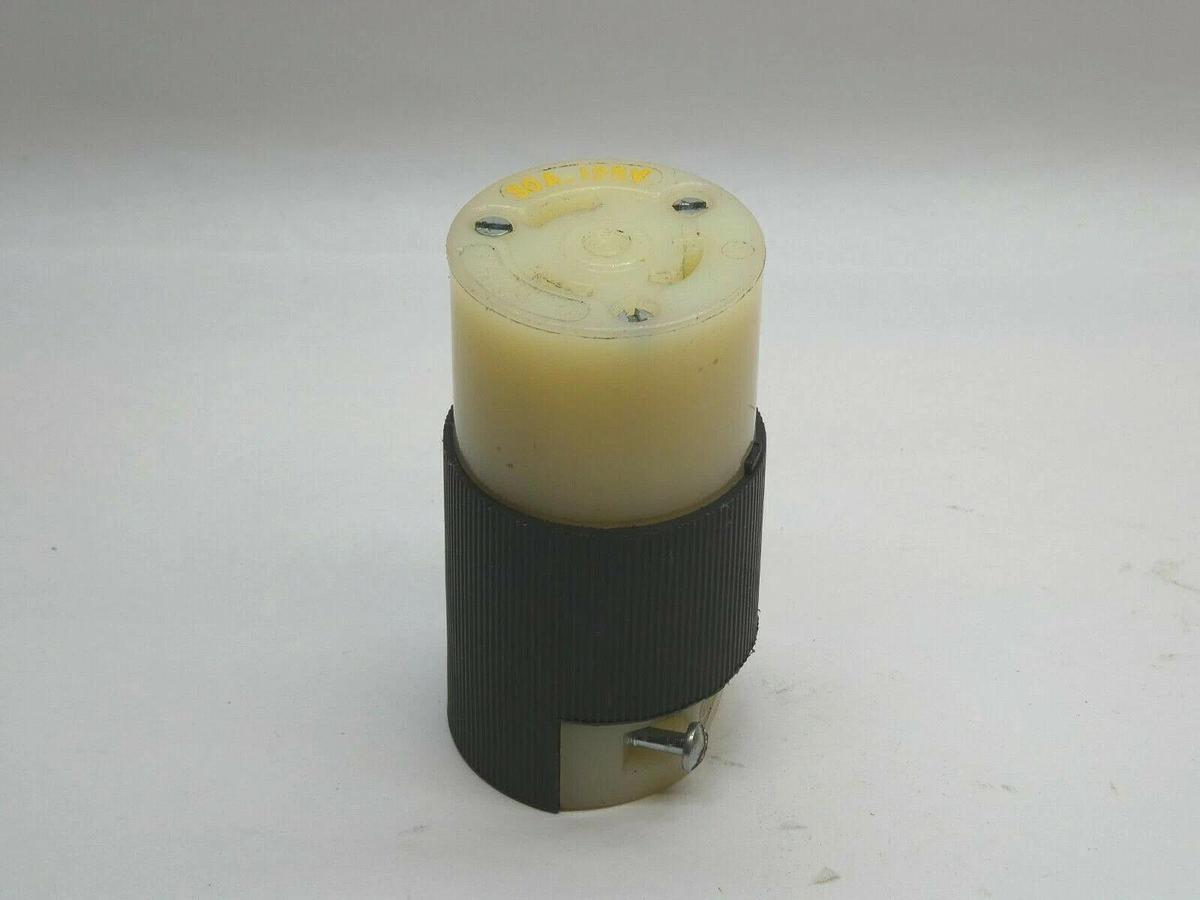 (NEW) HUBBELL 30A 125V Female Twist Lock Connector Plug