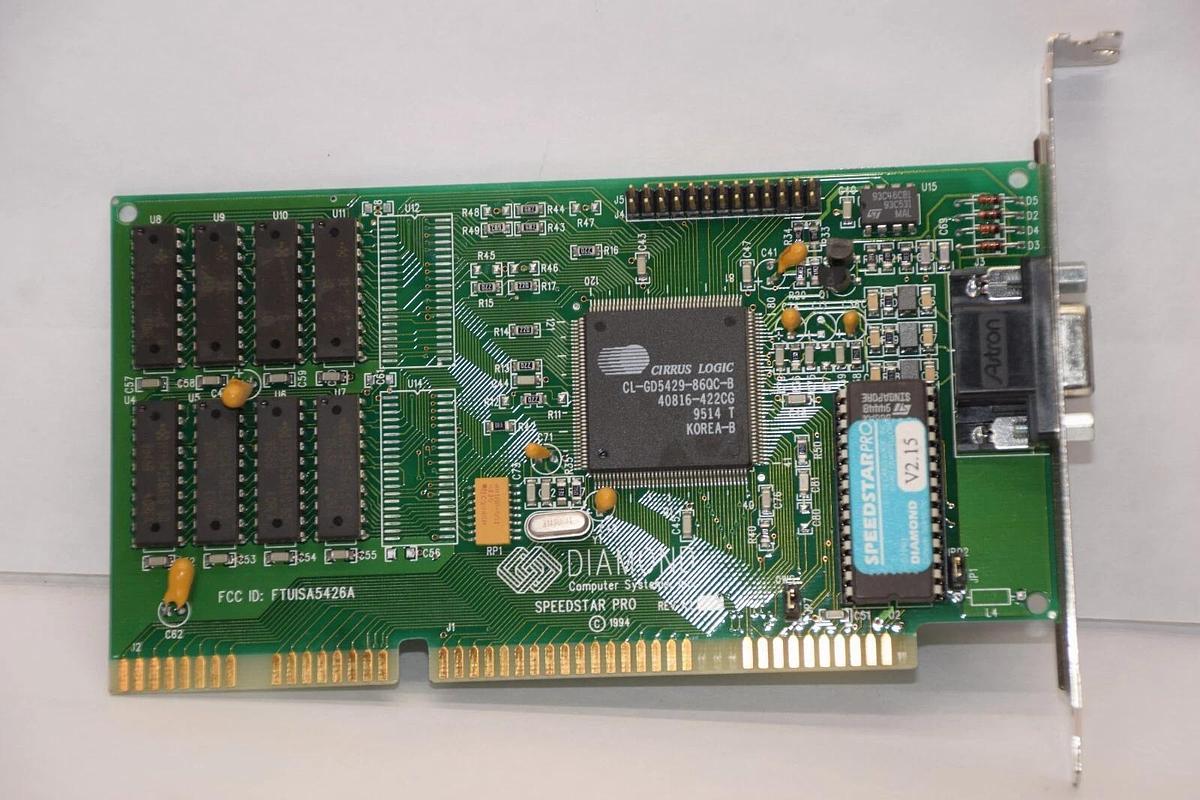 Used DIAMOND FTUISA5426A Rev A2 Speedstar Pro Graphics Card Board