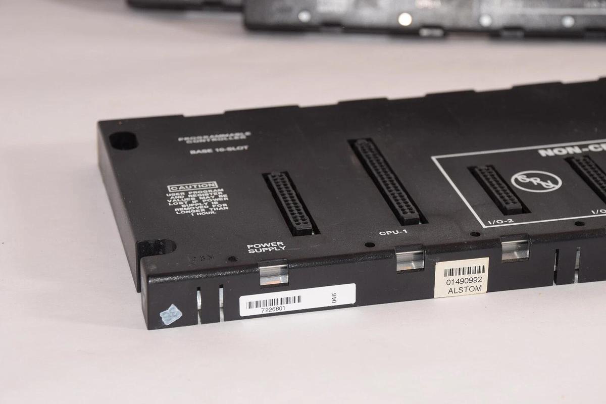 Used (Lot of 5) GE FANUC / ALSTOM IC693CHS391L 10-Slot Expansion Rack