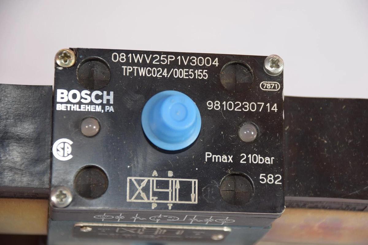 Bosch Valve 9810230714 7472657551 4500psi 081WV25P1V3004 TPTWC024/00E5155 NOS