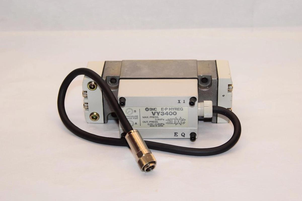 (NEW) SMC VY3400-00-X1 0.9MPa E-P HYREG Pressure Valve