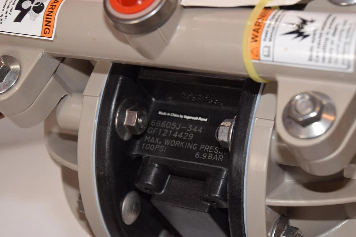 (NEW) ARO 66605J-344 100psi 6.9Bar 1/2 Non-Metallic Pump Double Diaphragm Pump