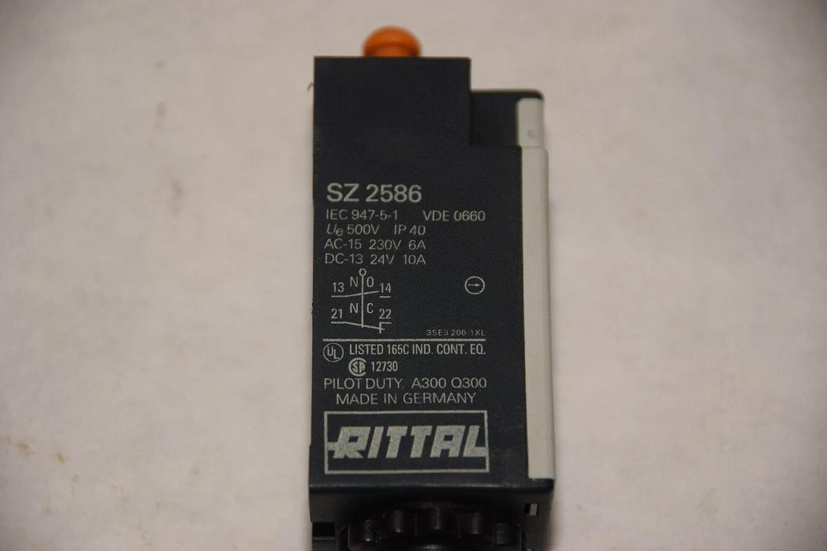 Used RITTAL SZ 2586 SZ2586 500V 230V, 6A 24V, 10A LIMIT SWITCH