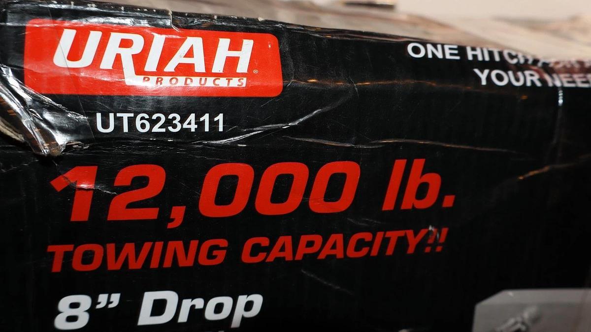 Uriah UT623411 12,000lb 8" Drop Adjustable Ball Mount Hitch 2" "Parts incomplete