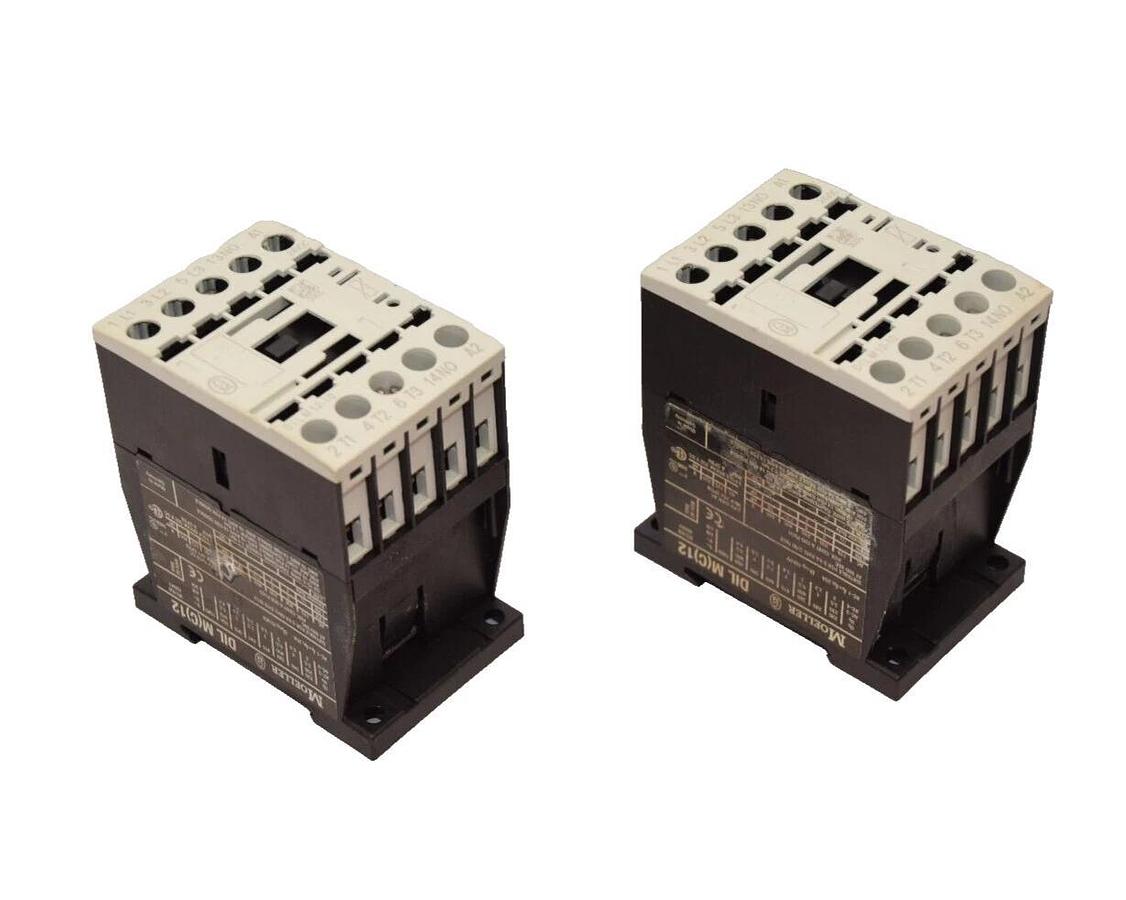 Used (Lot of 2) MOELLER DILM12-10 24Vdc Contactor