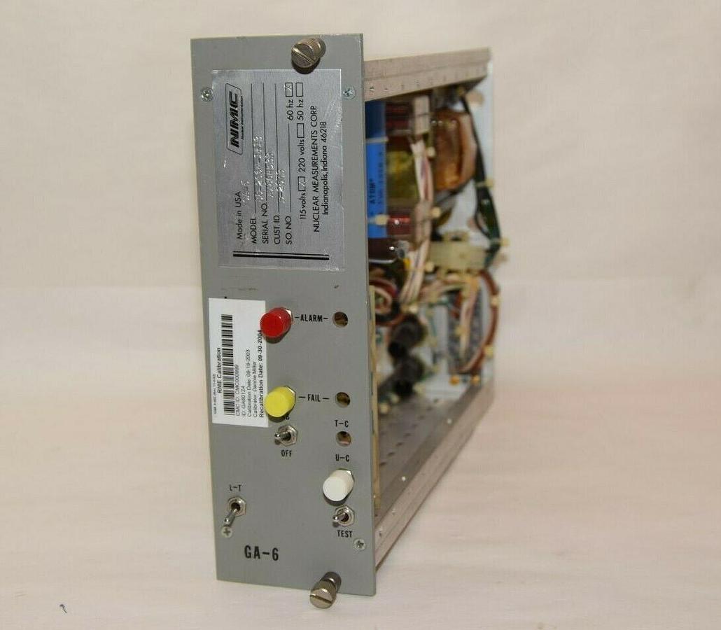 Used NMC GA-6 GA6 115V 60Hz Alarm Module
