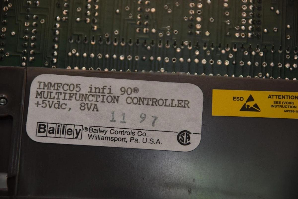 Used Bailey IMMFC05 Infi 90 Multi Function Controller Board Card Module +5Vdc, 8VA