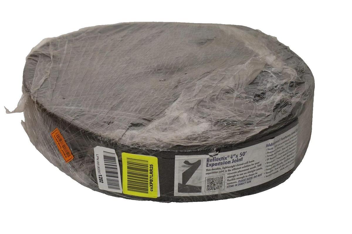 (NEW) REFLECTIX 4" x 50' Expansion Joint Black