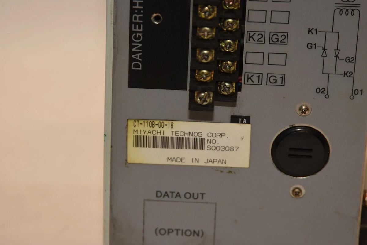 Used MIYACHI CT-110B WELTOUCH Controller CT-110B-00-18